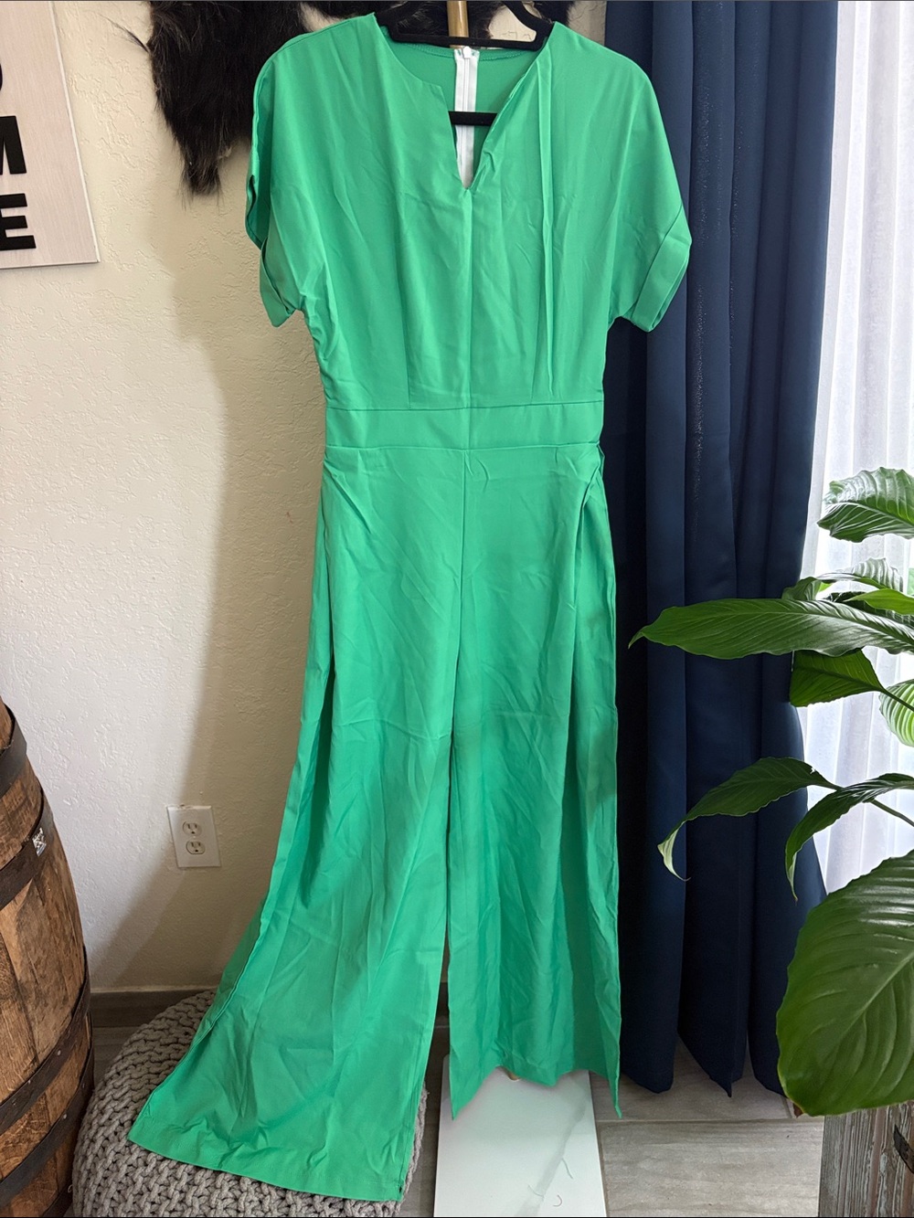 NWOT S Jumpsuit - Elegant V-Neck